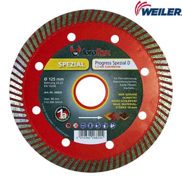 disc diamantat weiler toroflex progress spezial d